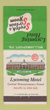 Matchbook Cover - Lycoming Motel Williamsport PA 30 Strike