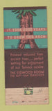 Matchbook Cover - Clift San Francisco CA Redwood Room 30 Stick