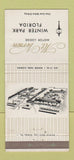 Matchbook Cover - Mount Vernon Motor Lodge Winter Park FL 30 Strike