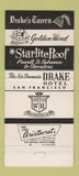 Matchbook Cover - Sir Francis Drake Hotel San Francisco CA 30 Strike