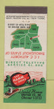 Matchbook Cover - Daniel Hamm Drayage St Louis MO 21 Strike Feature