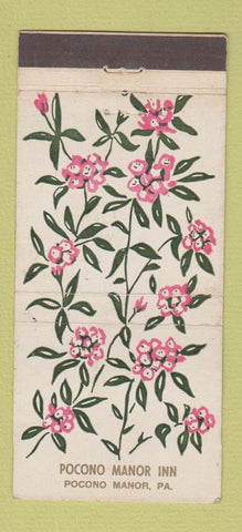 Matchbook Cover - Pocono Manor Inn PA 30 Stick