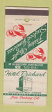 Matchbook Cover - Hotel Prichard Huntington WV lobster 30 Strike