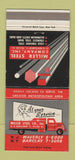Matchbook Cover - Miller Steel Hillside NJ 30 Strike