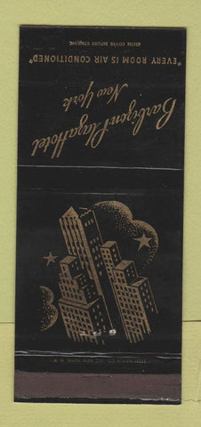 Matchbook Cover - Barbizon Plaza Hotel New York City WEAR 30 Strike