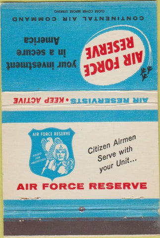Matchbook Cover - Air Force Reserve Air Command 40 Strike