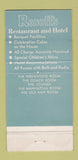 Matchbook Cover - Rosoff's New York City WEAR 30 Strike