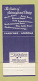 Matchbook Cover - Carefree International Restaurant AZ 30 Strike