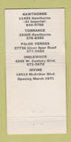 Matchbook Cover - Bart Earle's Red Onion Mexican Irvine Inglewood CA 30 Strike