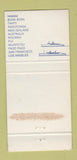 Matchbook Cover - Matson Lines Shipping? Cruise? 30 Strike