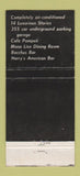 Matchbook Cover - Eden Roc Hotel Miami Beach FL WEAR 30 Stick