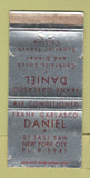 Matchbook Cover - Daniel Restaurant New York City French WORN 30 Strike