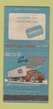 Matchbook Cover - Interstate Motor Freight Trucking Lansing MI WEAR 30 Strike