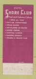 Matchbook Cover - Shore Club Hotel Miami Beach FL WEAR 30 Stick