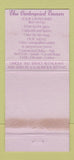 Matchbook Cover - Centrepoint Tavern Sydney Australia 30 Strike