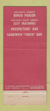 Matchbook Cover - Lucky Strike Club Casino Las Vegas NV 21 Strike Feature