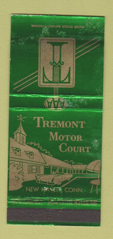 Matchbook Cover - Tremont Motor Court New Haven CT WEAR 30 Stick