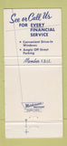 Matchbook Cover - State Bank Hales Corners WI 30 Strike