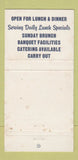 Matchbook Cover - Yen Cheng Chinese Restaurant Houston TX 30 Strike