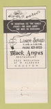 Matchbook Cover - Black Angus of Houston TX WEAR 30 Strike