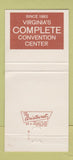 Matchbook Cover - Hotel Roanoke VA 30 Strike