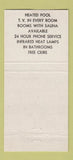 Matchbook Cover - Paradise Restaurant Bennington VT WEAR 30 Strike
