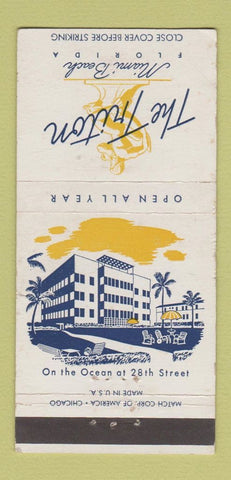 Matchbook Cover - The Triton Hotel Miami Beach FL 30 Strike