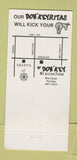 Matchbook Cover - Don Key Mexican Food Pasadena TX 30 Strike