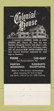 Matchbook Cover - Colonial House Hamden CT 30 Strike