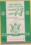 Matchbook Cover - US Army Safety Program postcard 40 Strike
