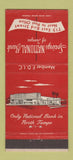 Matchbook Cover - Springs National Bank Tampa FL 30 Strike