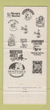 Matchbook Cover - Quimby's Cricket Club Bridgeton MO 30 Strike