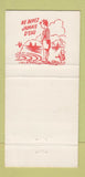 Matchbook Cover - Brasserie el Matador Quebec QC 30 Strike