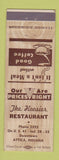 Matchbook Cover - Hoosier Restaurant Attica IN