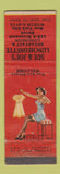 Matchbook Cover - Sue & Joe's Luncheonette New York City pinup WEAR