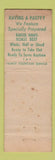 Matchbook Cover - Milan's Snack Shop Chicago IL WEAR