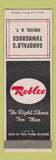 Matchbook Cover - Roblee Shoes Garofalo's Oneida NY
