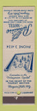 Matchbook Cover - Paradise Motel Niagara Falls NY