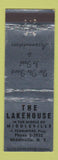 Matchbook Cover - The Lakehouse Middleville NY