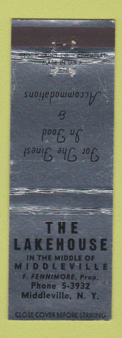 Matchbook Cover - The Lakehouse Middleville NY