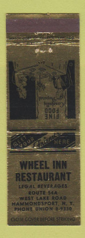 Matchbook Cover - Wheel Inn Restaurant Hammondsport NY