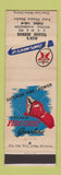 Matchbook Cover - Texaco oil gas Dick's Ritzville WA