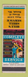 Matchbook Cover - Hick's Shell oil gas Neenah WI WEAR