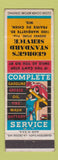 Matchbook Cover - George's Standard oil gas Prairie Du Chien WI WEAR