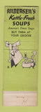 Matchbook Cover - Andersen's Pea Soup Restaurant Buellton CA WEAR