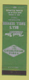 Matchbook Cover - Bill's Shell oil gas Elgin IL Goodyear Tires GREEN