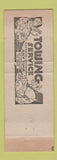 Matchbook Cover - Mel Berg's Texaco oil gas Antigo WI WEAR