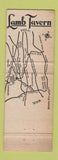 Matchbook Cover - Lamb Tavern Springfield PA lobster