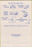 Matchbook Cover - Brooks Federal Credit Union San Antonio TX 40 Strike