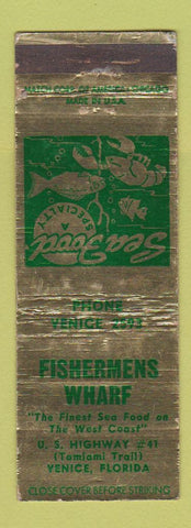 Matchbook Cover - Fishermens Wharf Venice FL WEAR